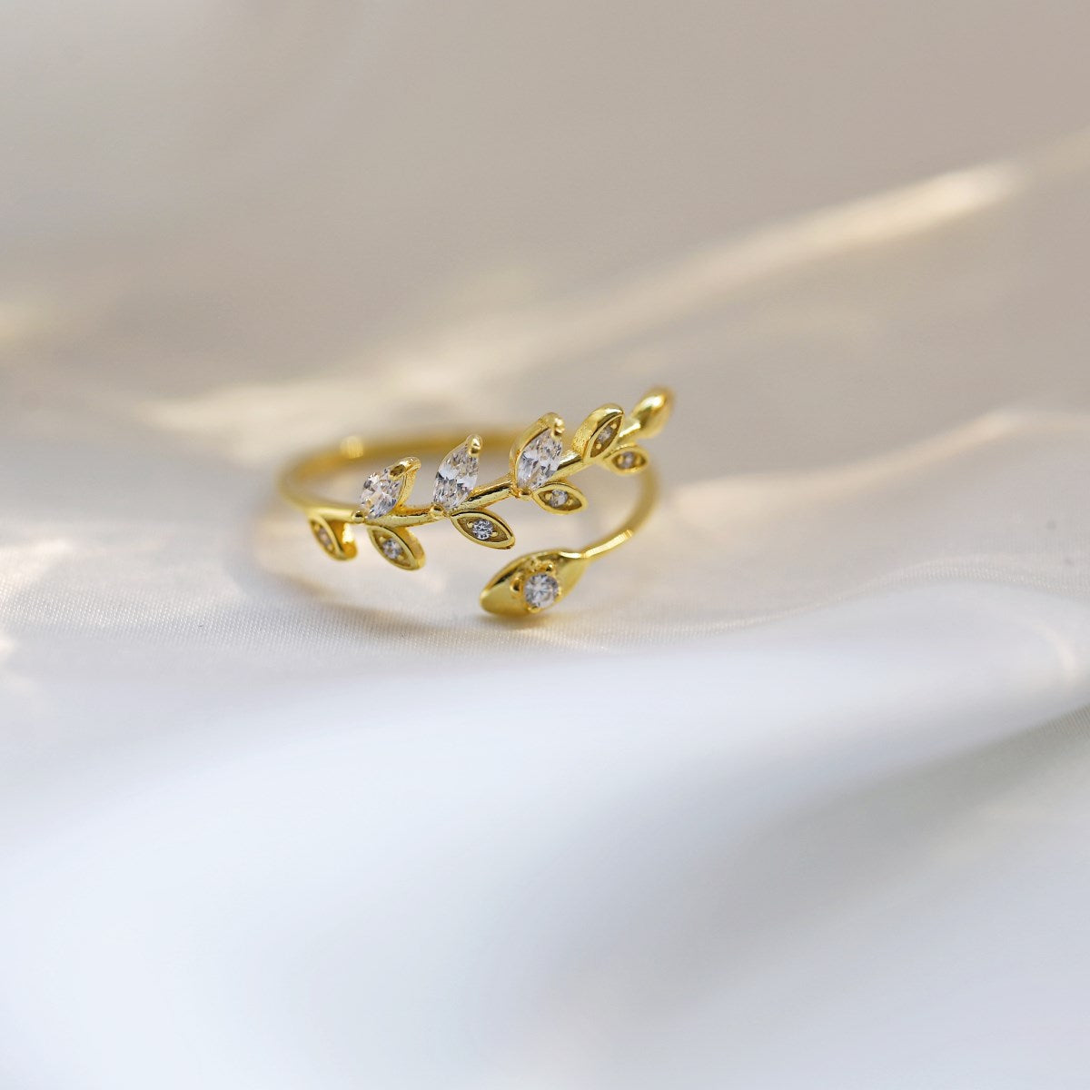 Anillo Ajustable Snake Gold
