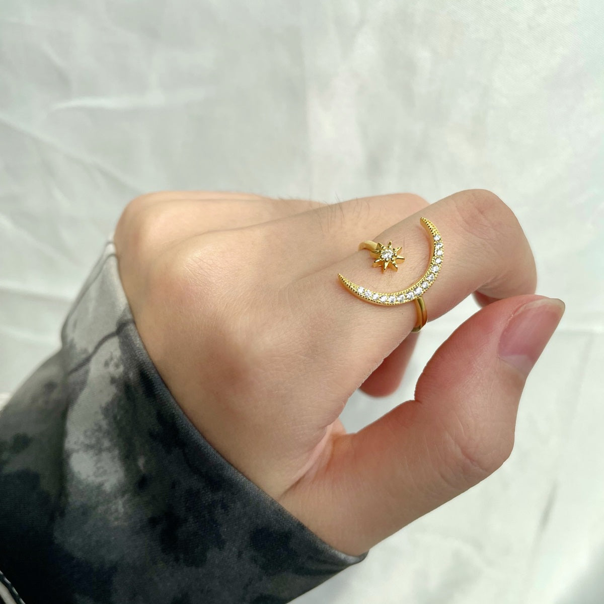 Anillo Ajustable Moonlight Gold