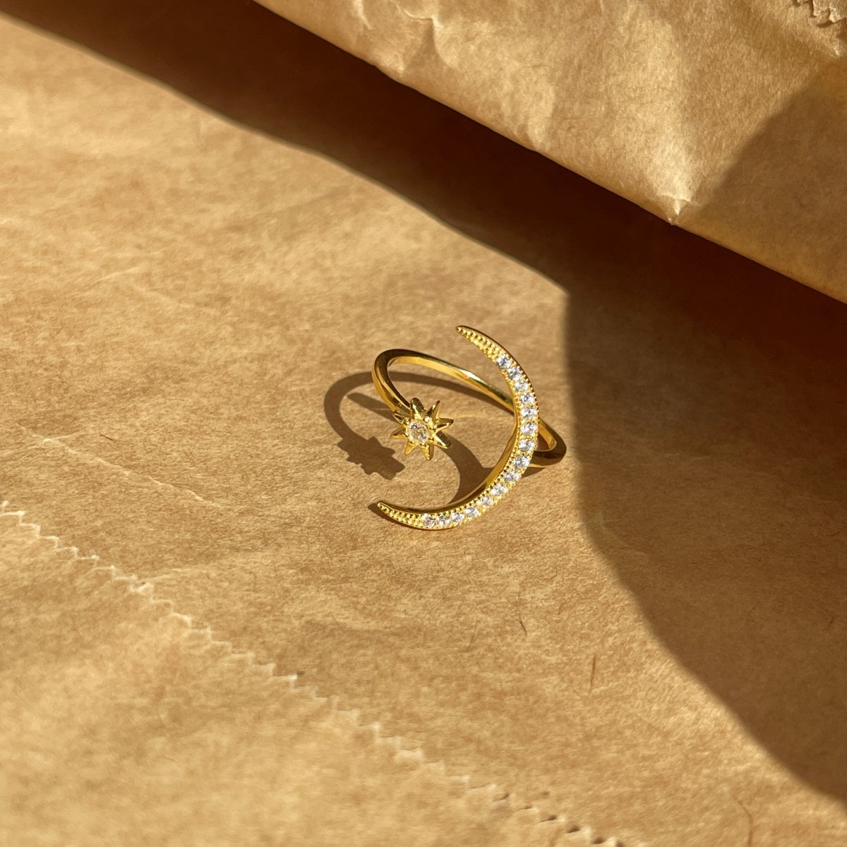 Anillo Ajustable Moonlight Gold