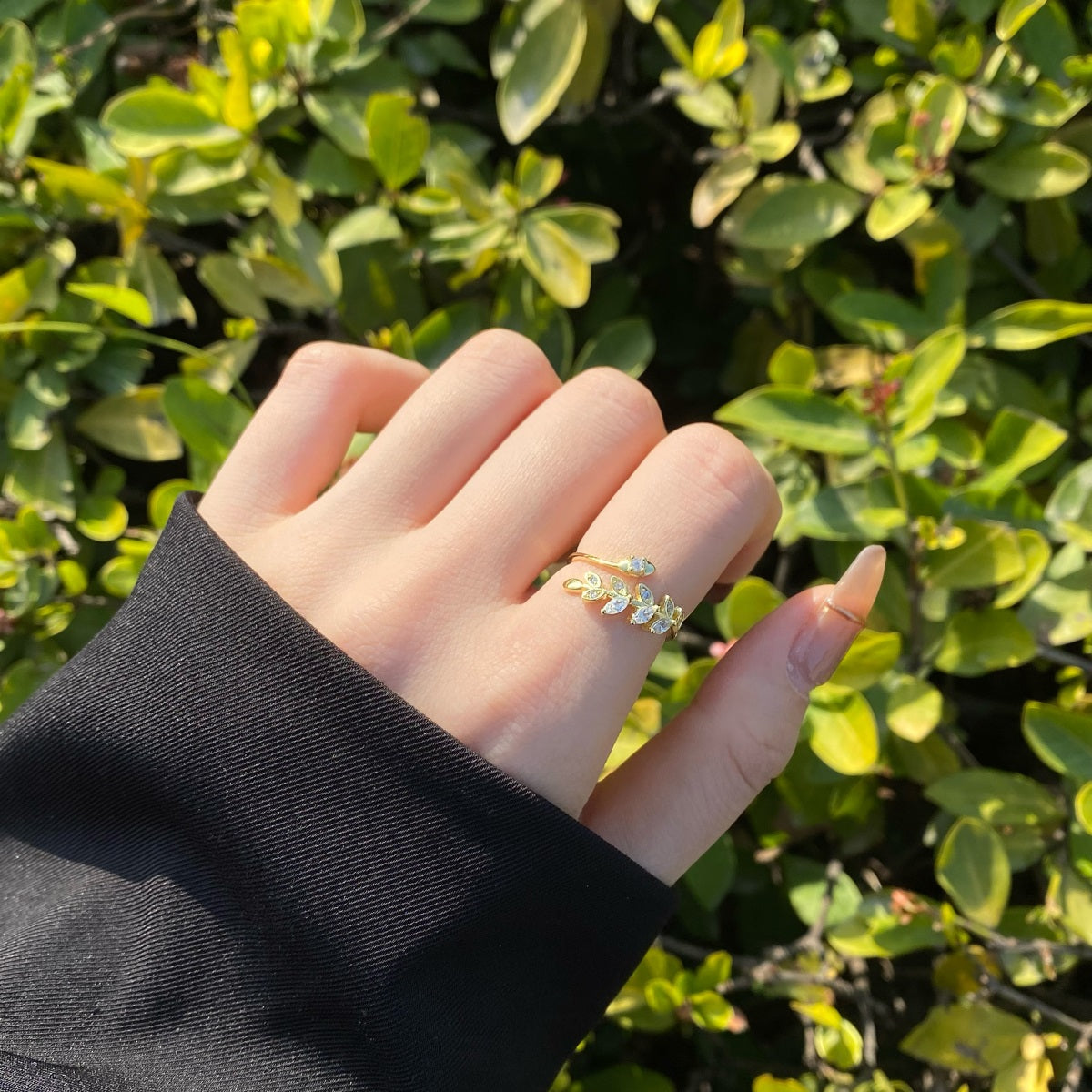 Anillo Ajustable Snake Gold