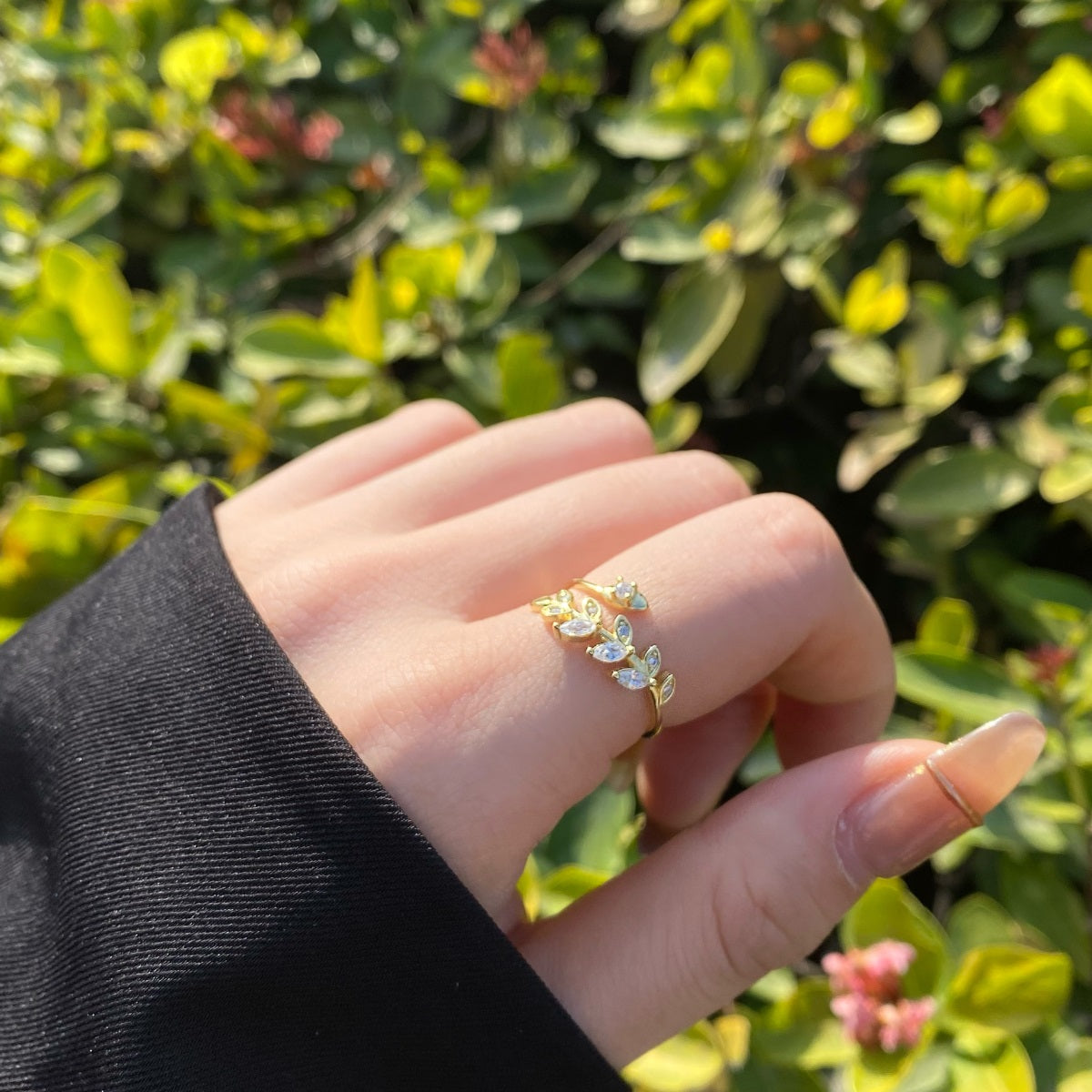 Anillo Ajustable Snake Gold