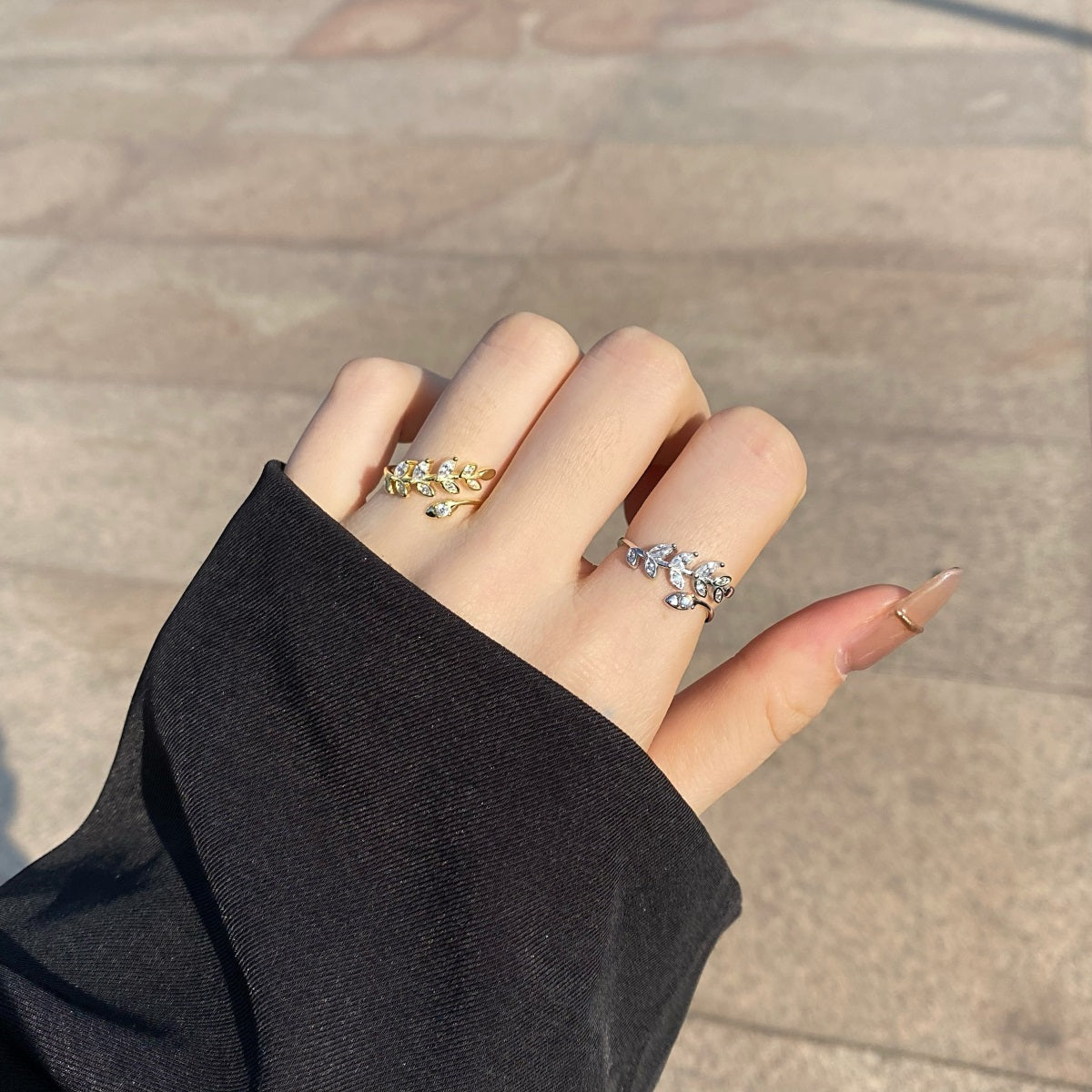 Anillo Ajustable Snake Gold