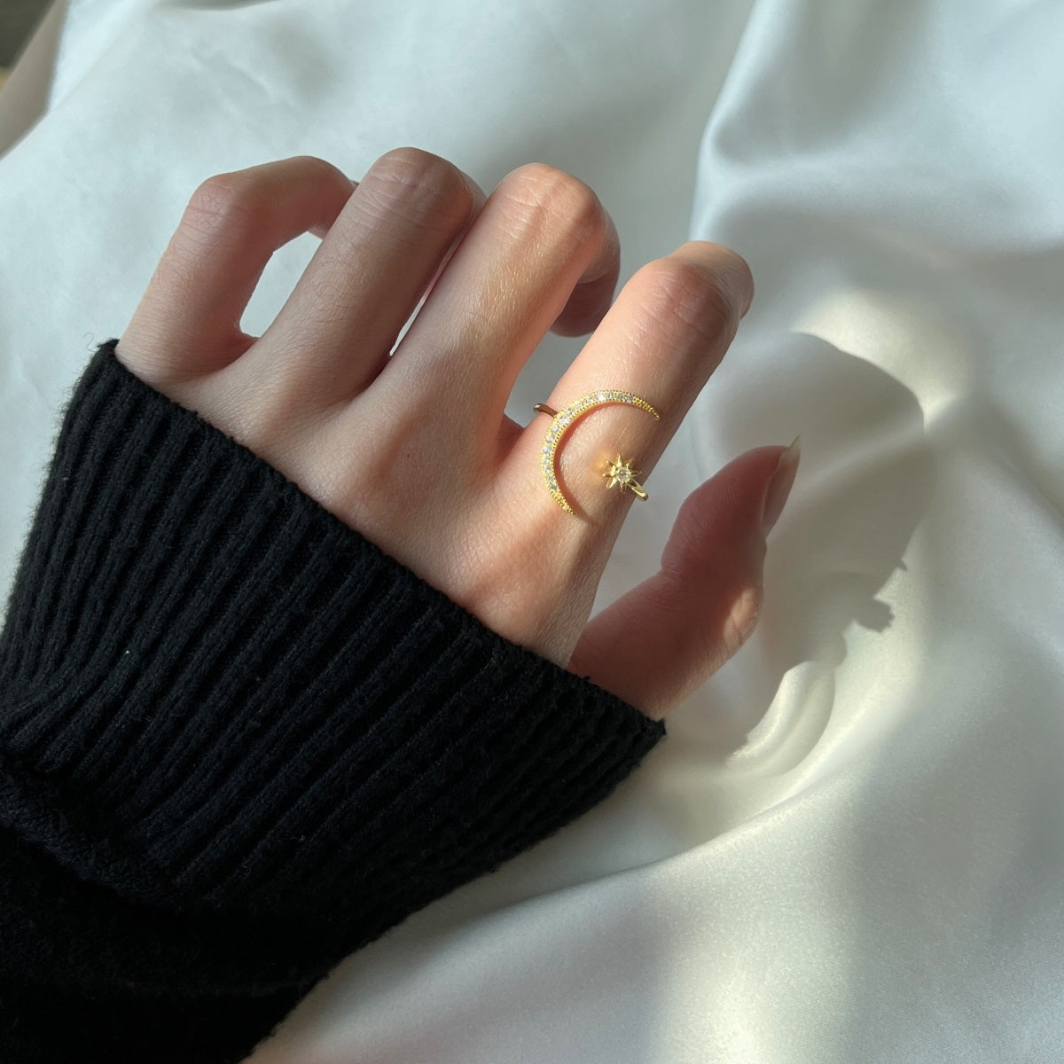 Anillo Ajustable Moonlight Gold