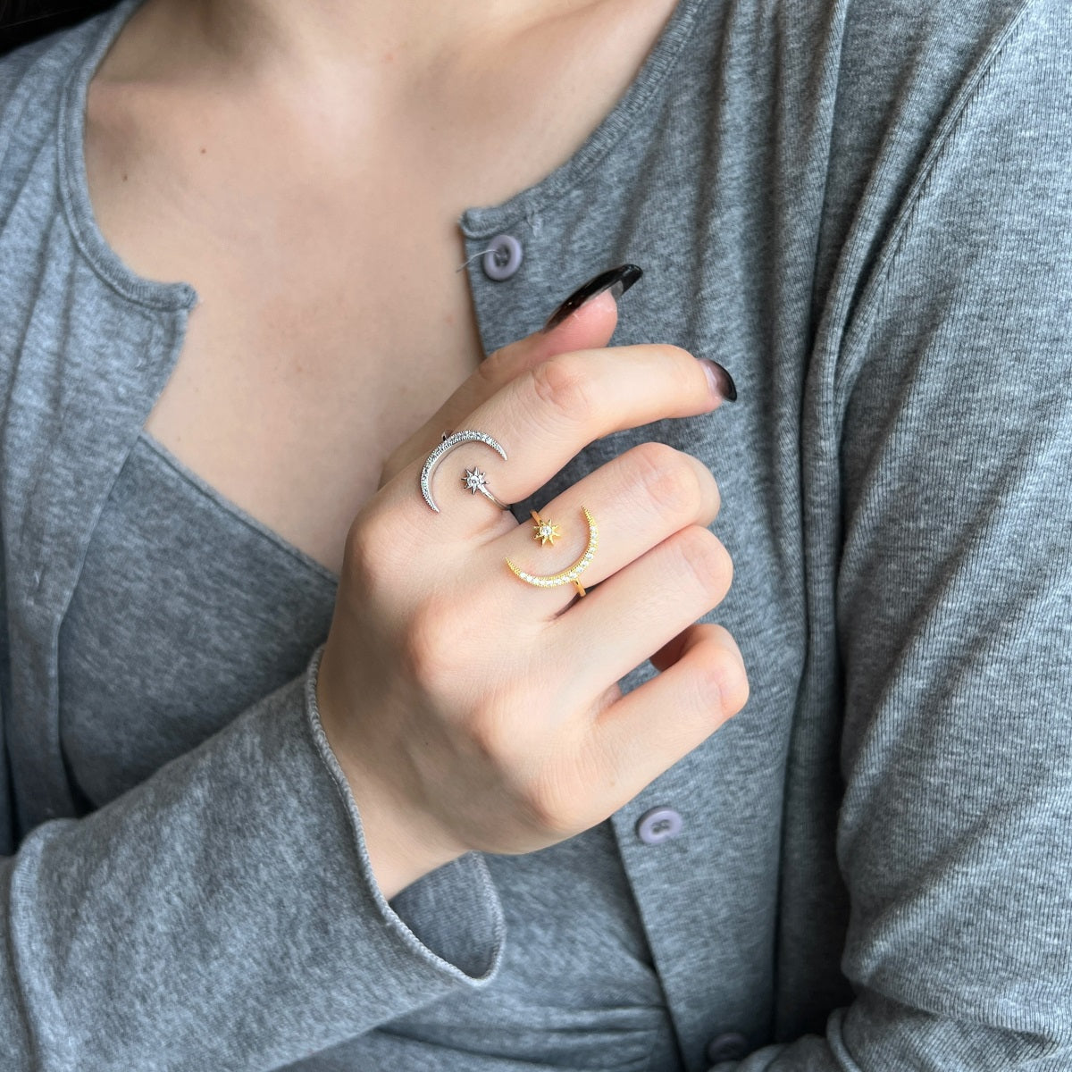 Anillo Ajustable Moonlight Gold