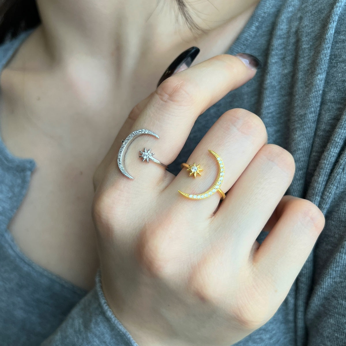 Anillo Ajustable Moonlight Gold