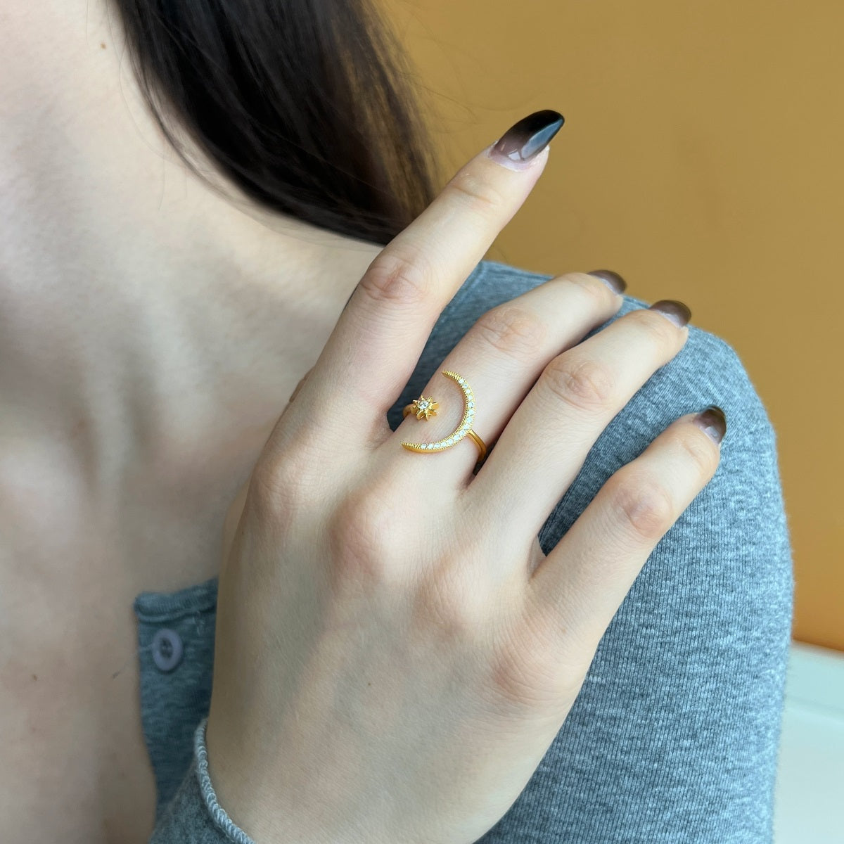 Anillo Ajustable Moonlight Gold