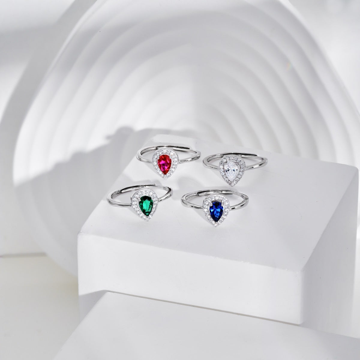 Anillo Ajustable SULTANITA Blanco