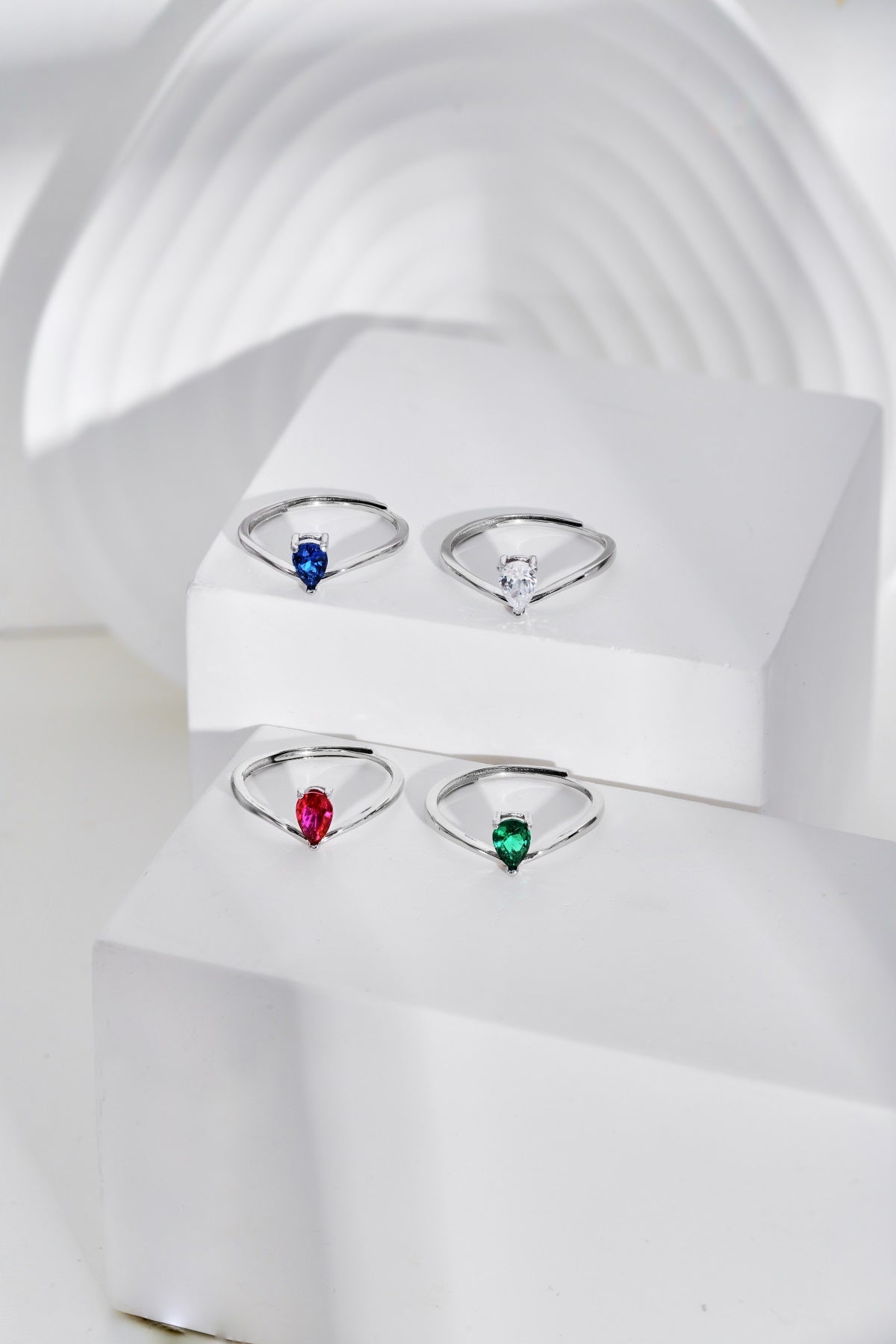Anillo Ajustable GINEVRA Blanco