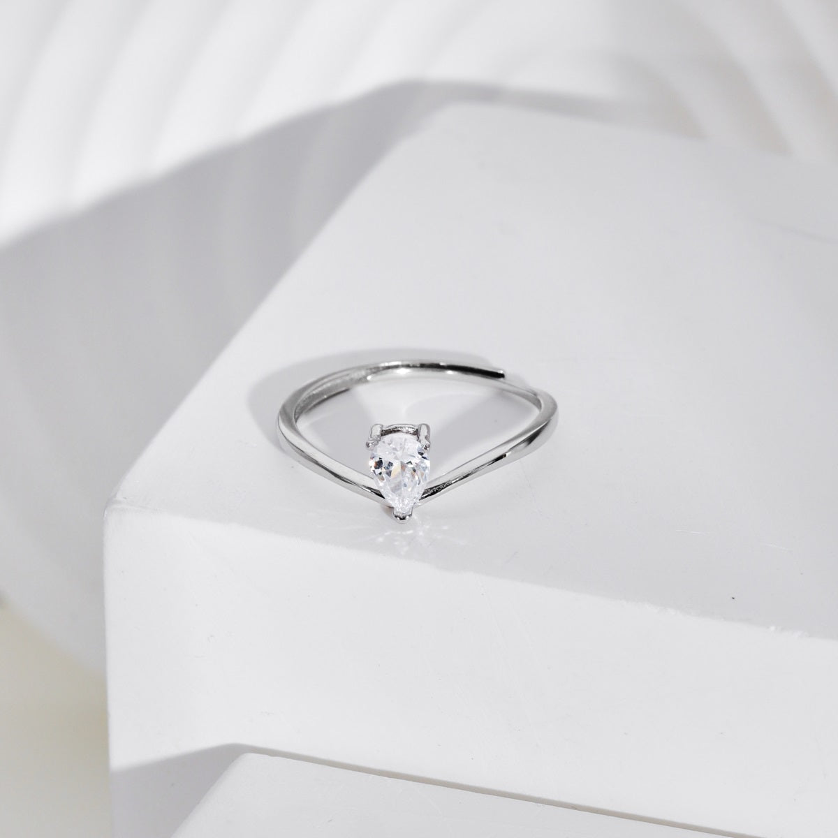Anillo Ajustable GINEVRA Blanco