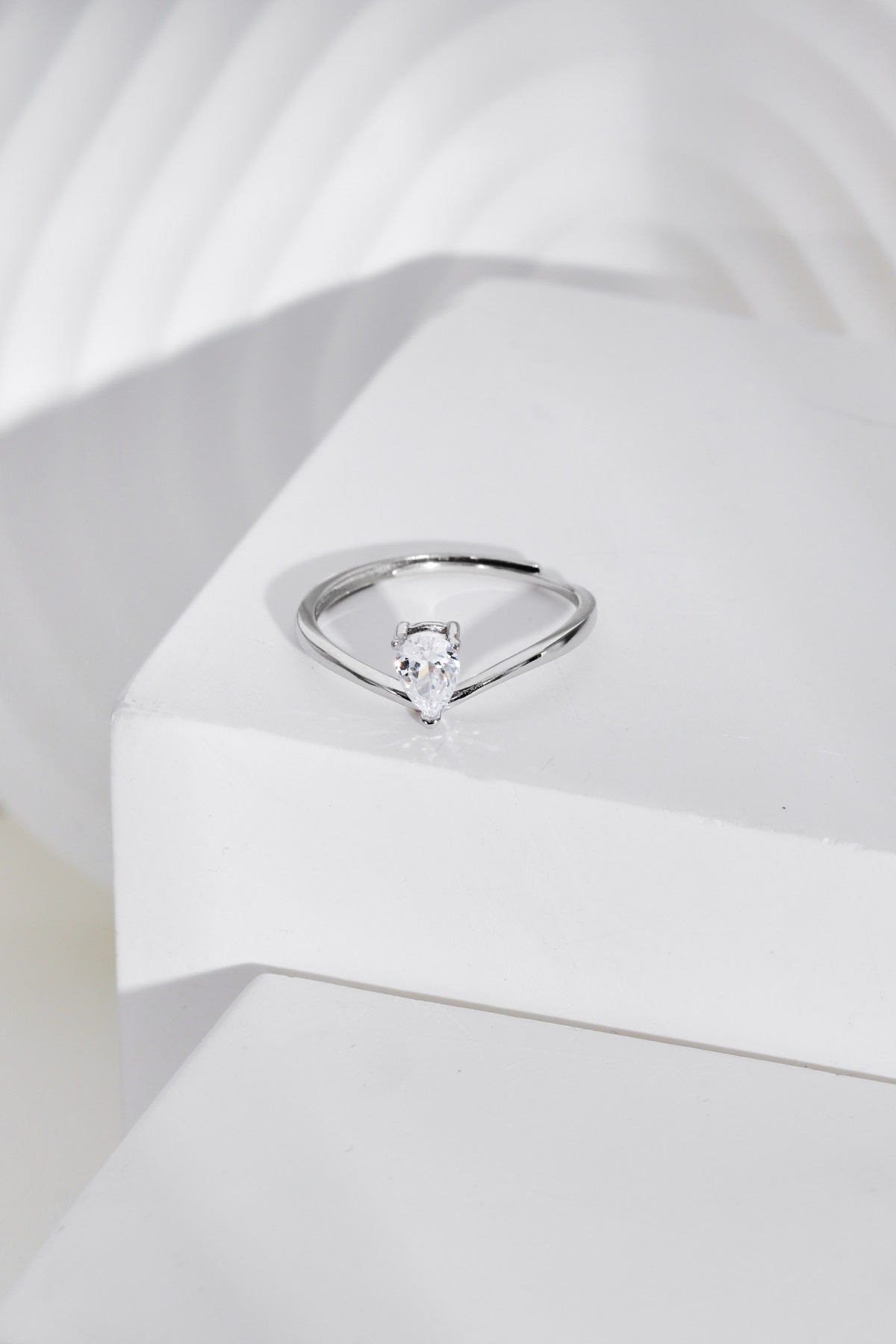 Anillo Ajustable GINEVRA Blanco