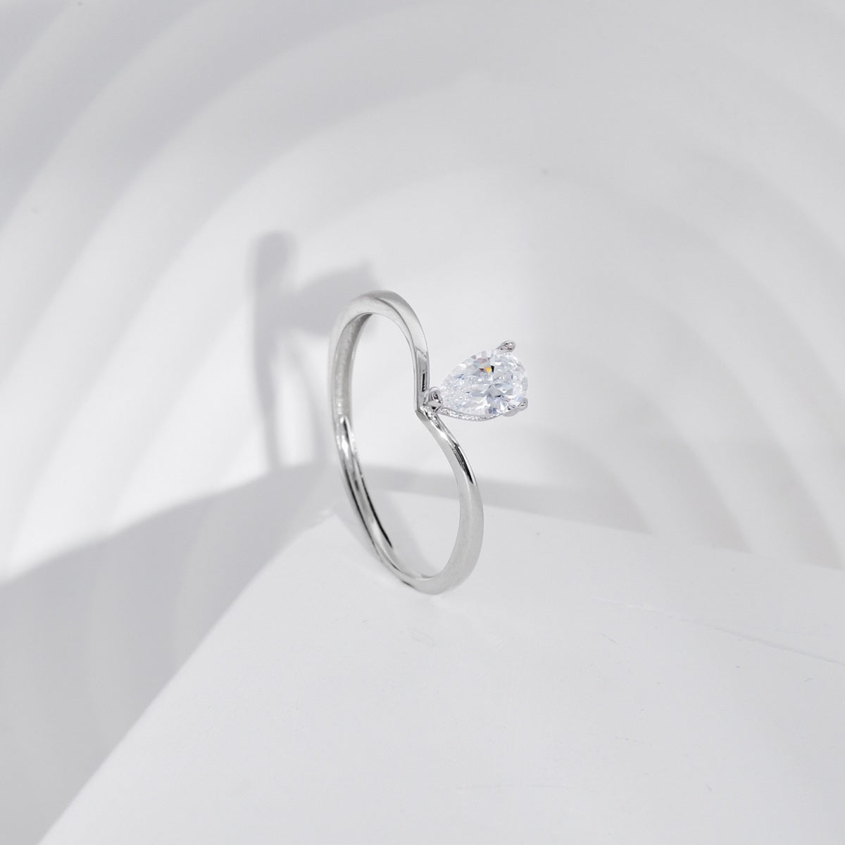Anillo Ajustable GINEVRA Blanco