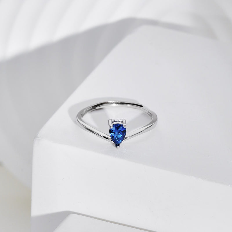 Anillo Ajustable GINEVRA Azul