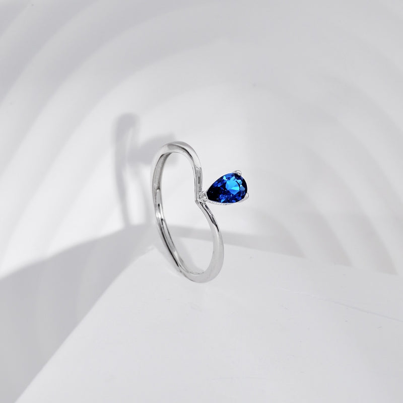 Anillo Ajustable GINEVRA Azul