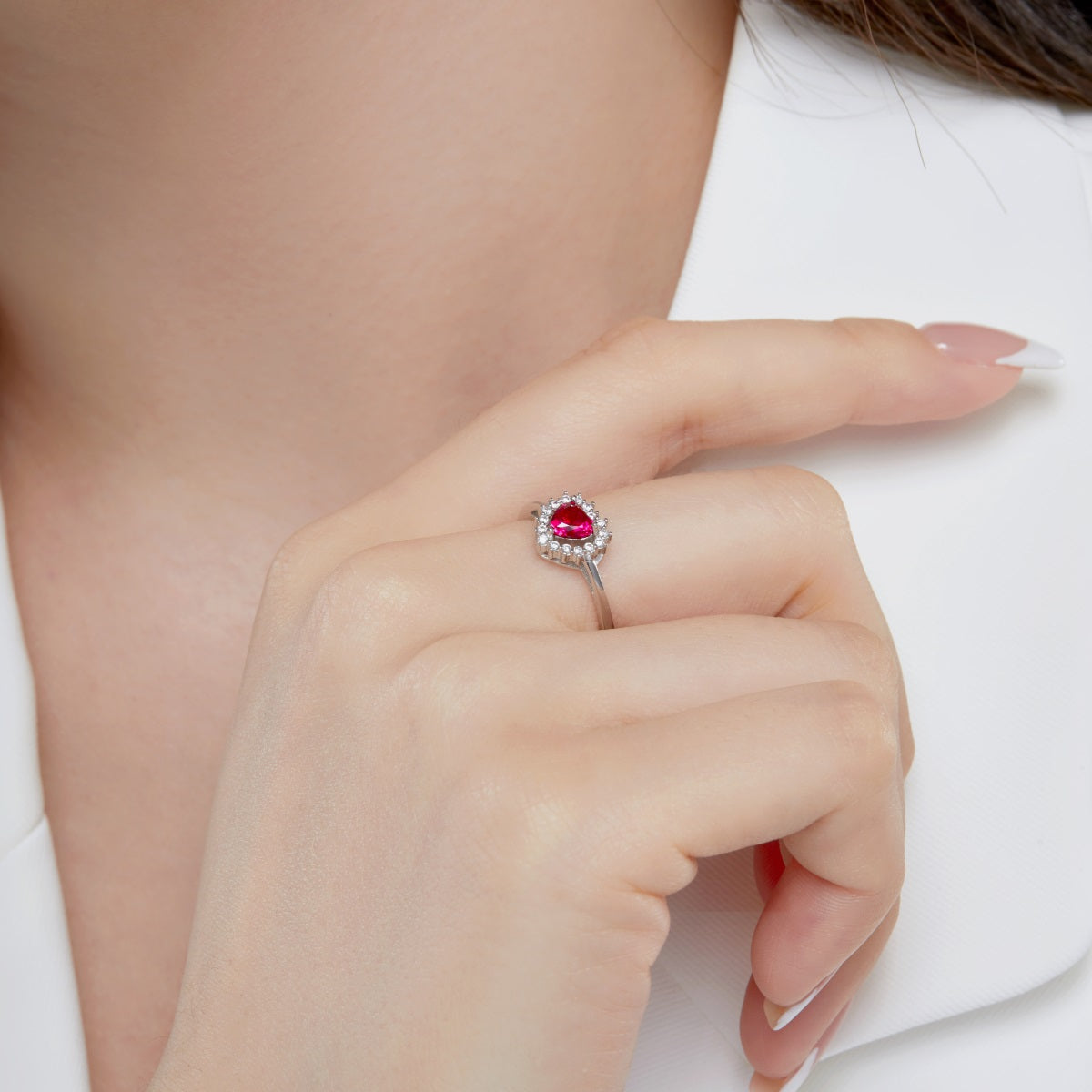 Anillo Ajustable ZOELLA Rojo