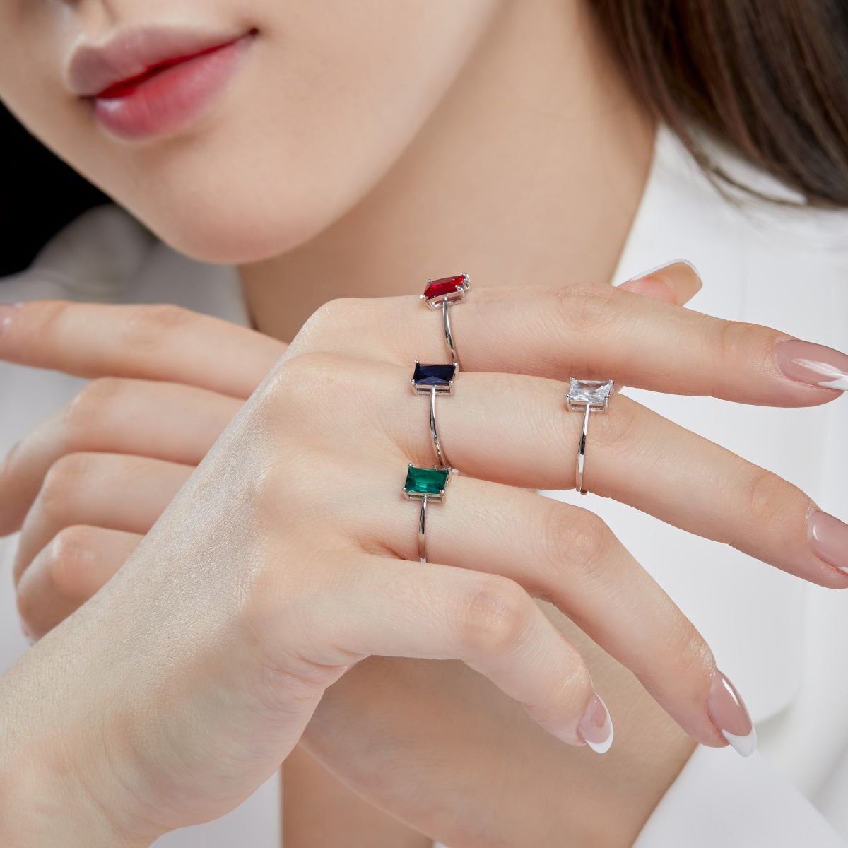 Anillo Ajustable EIRENE Blanco