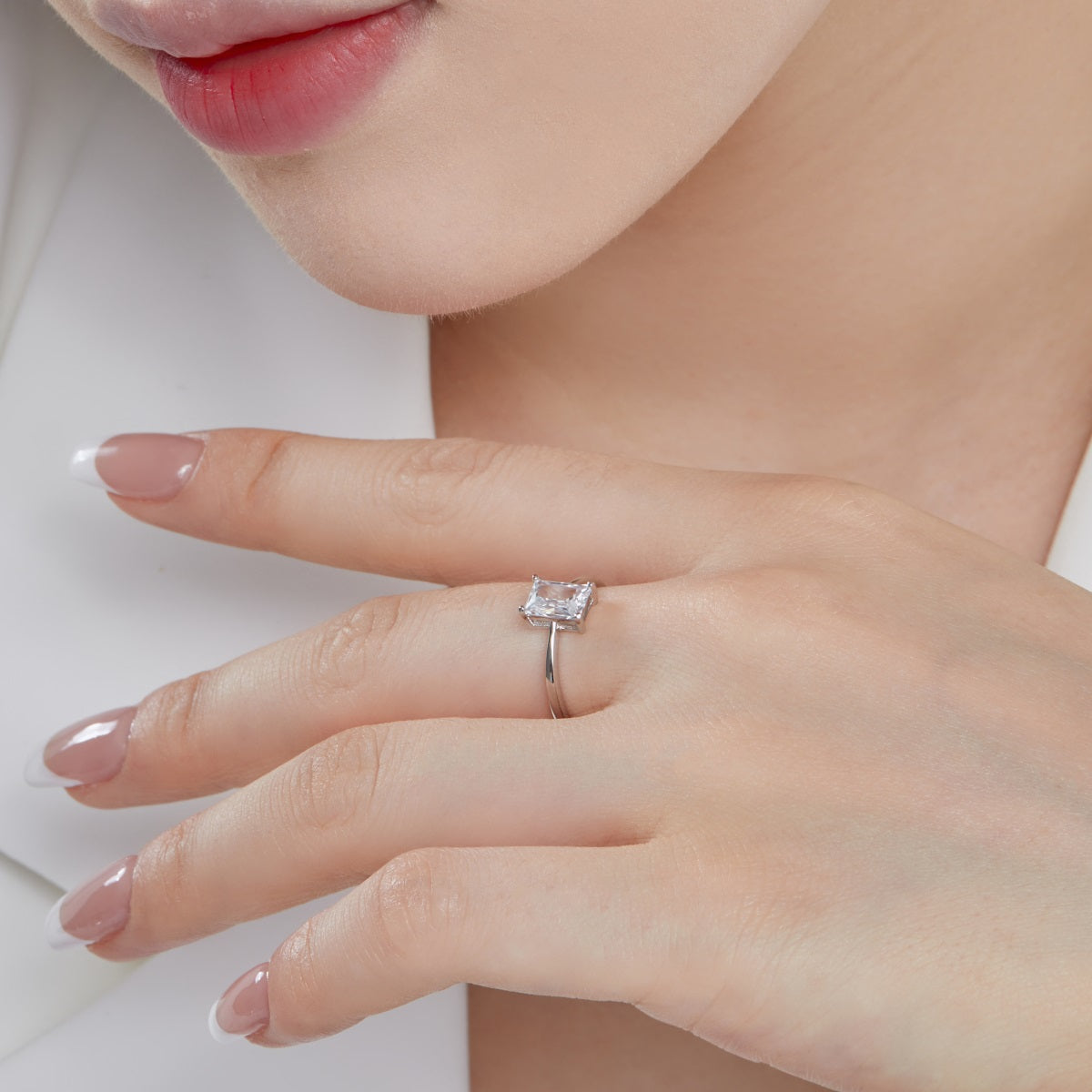 Anillo Ajustable EIRENE Blanco