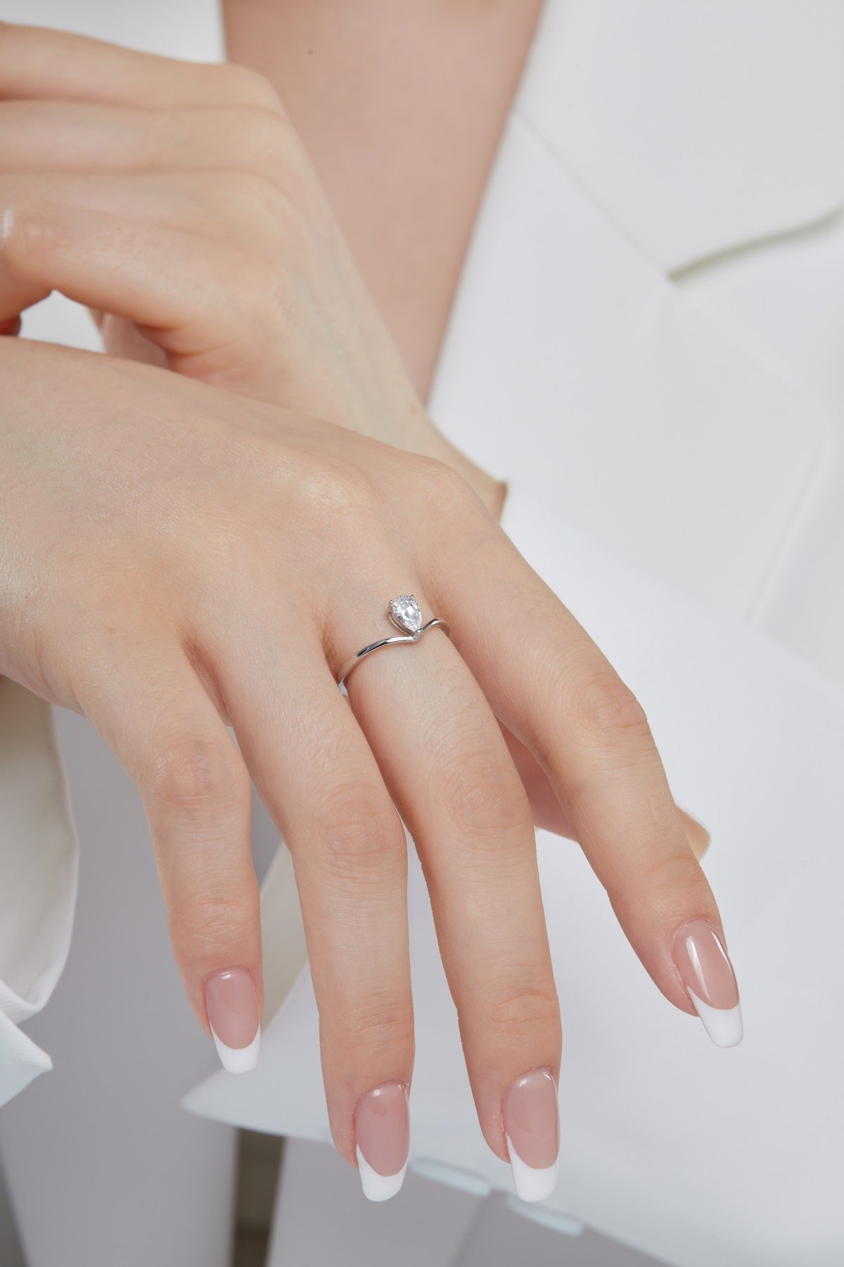 Anillo Ajustable GINEVRA Blanco