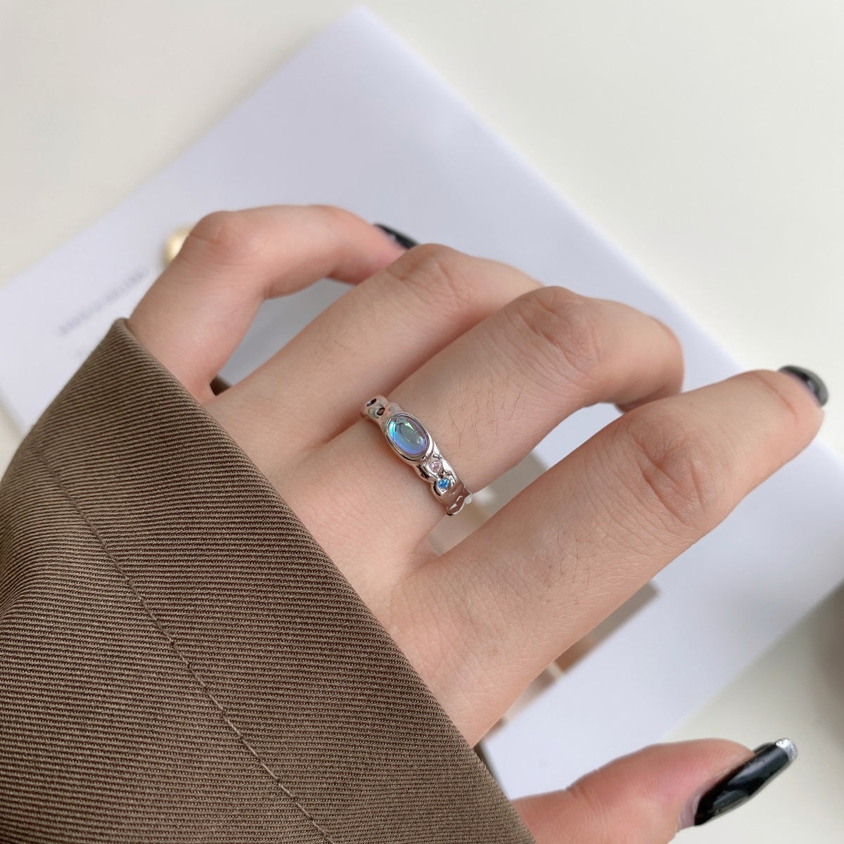 Anillo Ajustable Cosmos Silver