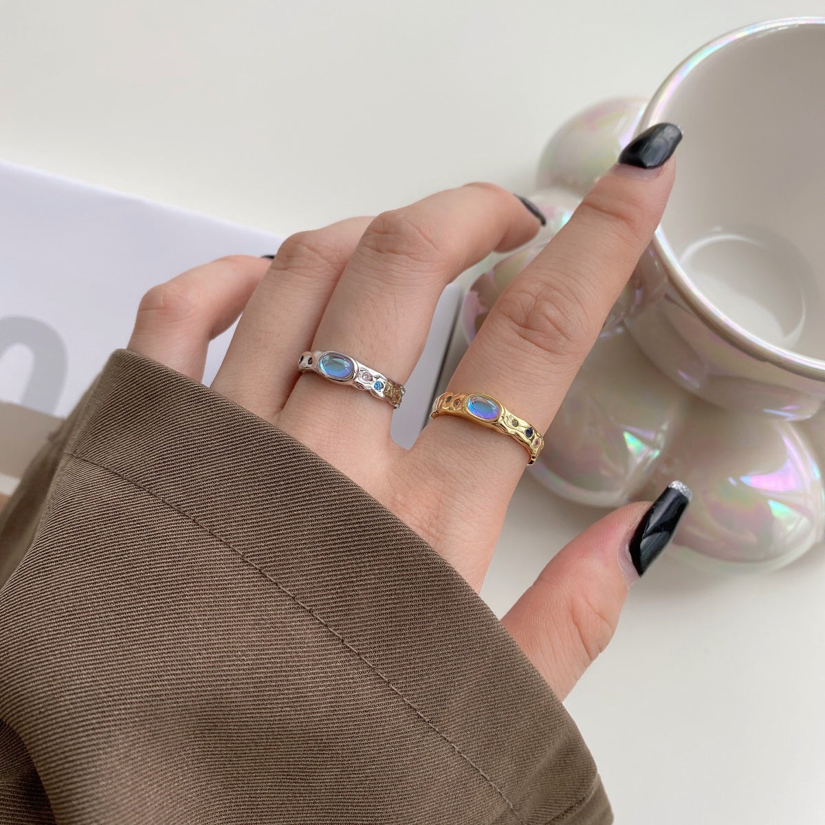 Anillo Ajustable Cosmos Silver