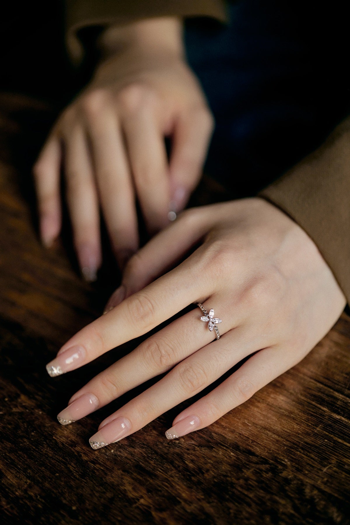 Anillo Ajustable Butterfly Silver
