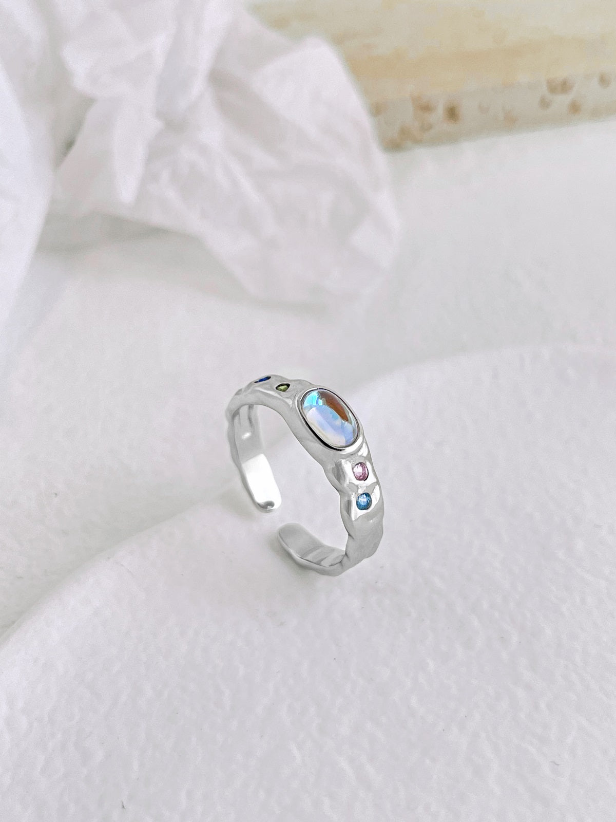 Anillo Ajustable Cosmos Silver