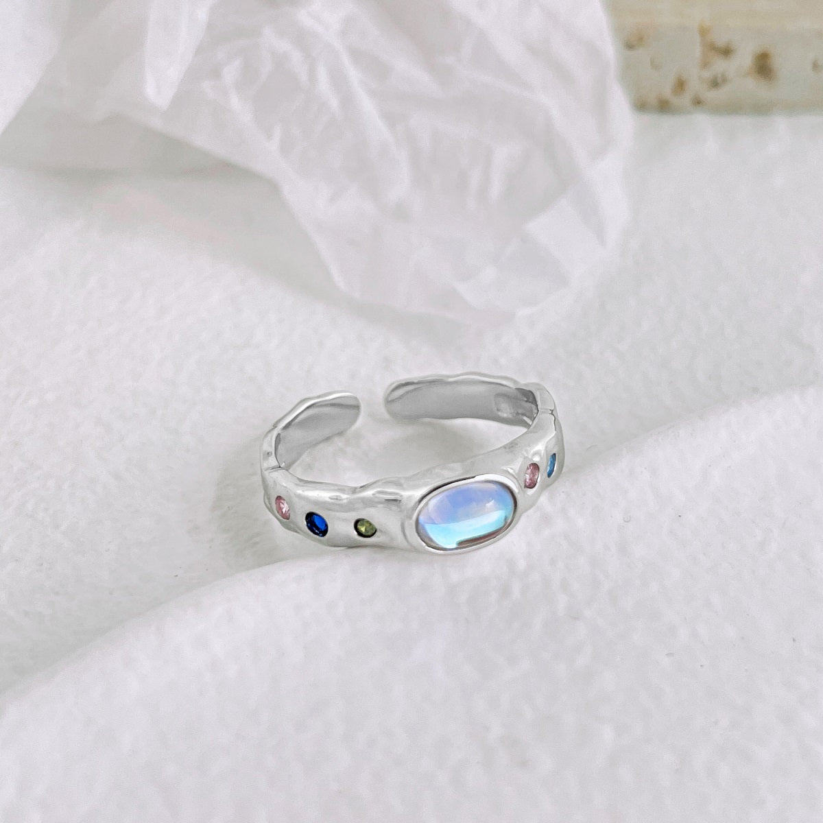Anillo Ajustable Cosmos Silver