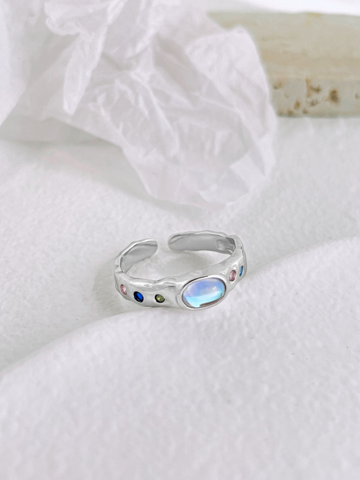 Anillo Ajustable Cosmos Silver