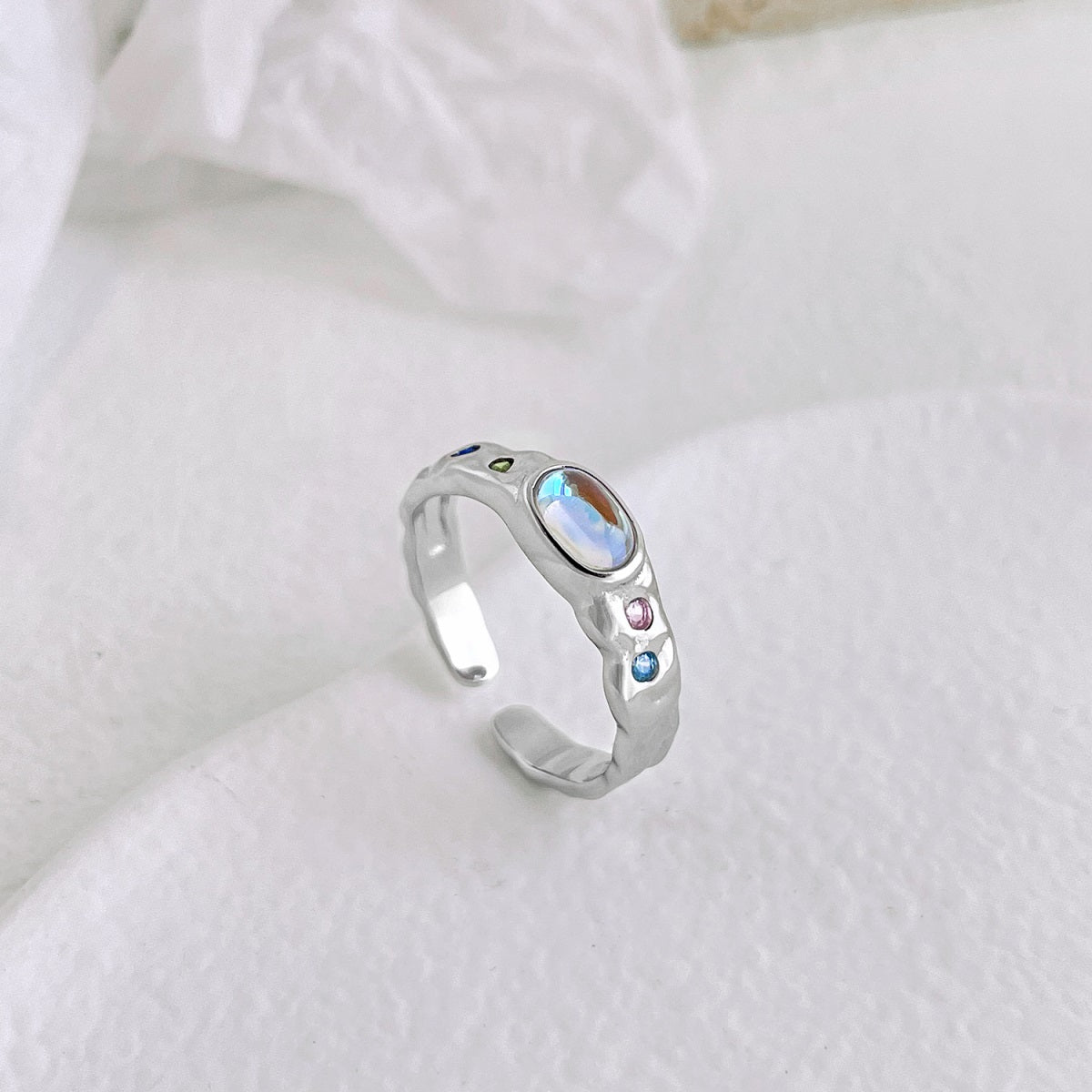 Anillo Ajustable Cosmos Silver